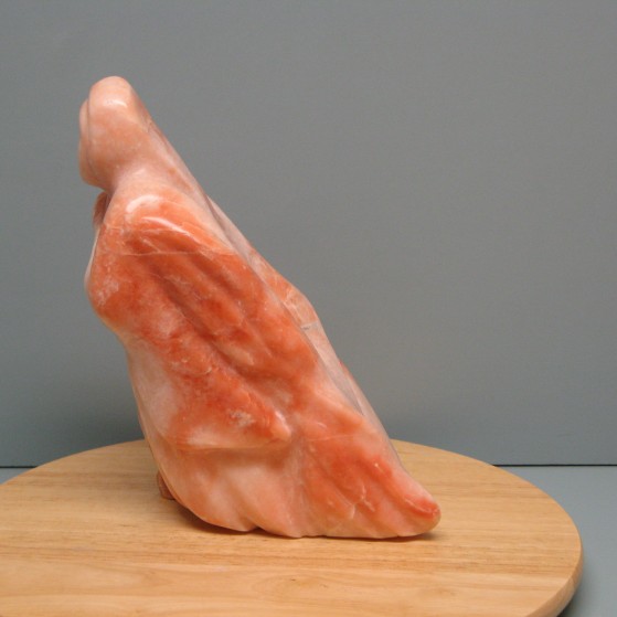 Tenacious.Made of alabaster stone.11.5 H by 4 W by 6 inch D. 12,000$