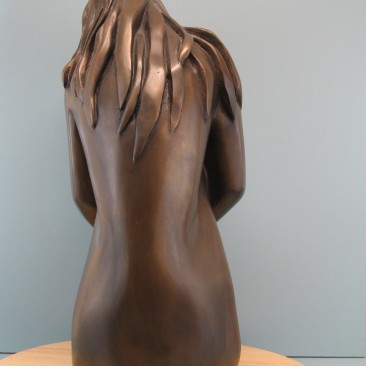 Self comfort.Bronze.20.5 H by 8 W by 10.5 inch  D
