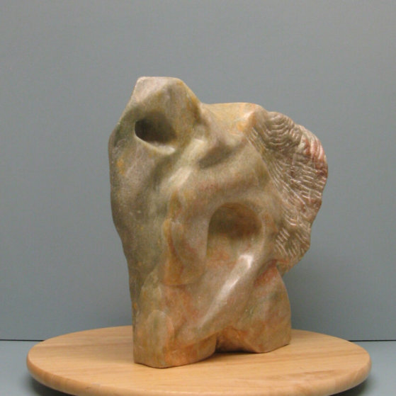 Abstraction of animals.Made of Alabaster stone.12 H by 30.5 inch perimeter .