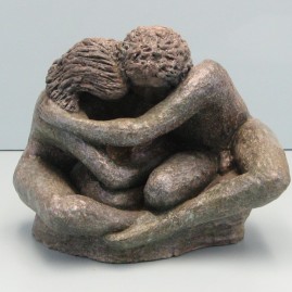 First love.Made of  Hydrocal.Bronze cast is optional. 7.5 H by 10 W by 5.5 inch  D