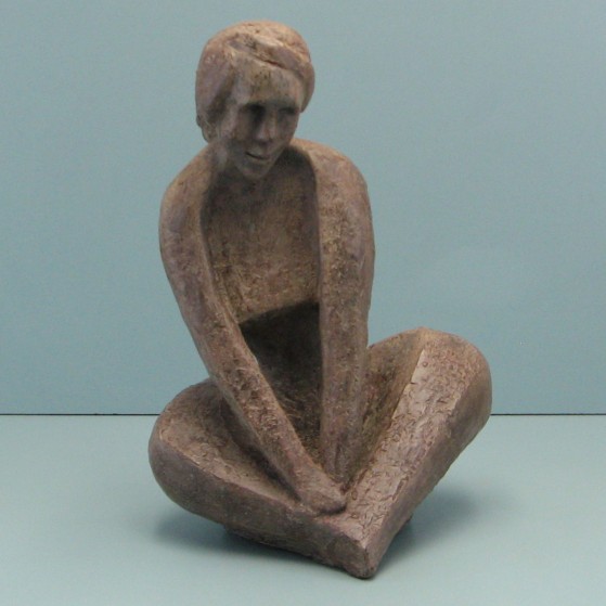 Shyness.Made of Wax.Bronze cast is optional.14 H by 10 W by 9  inch D
