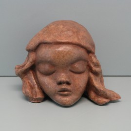 Naive.Made of Hydrocal  .Bronze cast is optional.6.5 H by 9 W by 6.5 inch  D